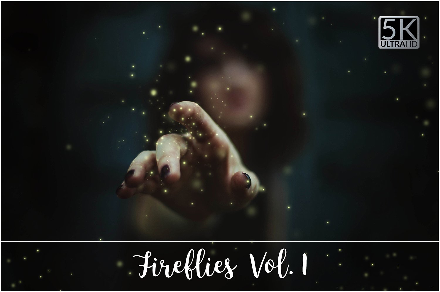 超高像素火花特效叠层背景 5K Fireflies Vol. 1