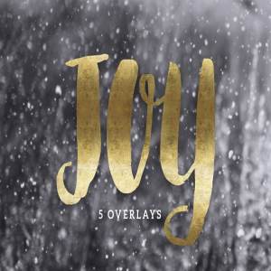 一套精美的手绘圣诞金箔字母装饰素材  Christmas Gold Foil Lettering