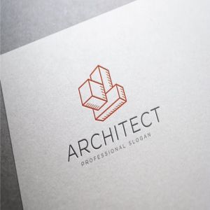 建筑品牌抽象图形Logo设计模板 Architect Structure Logo插图4