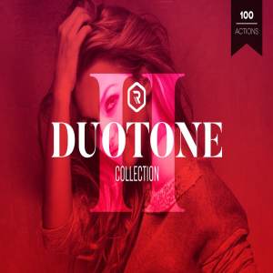 100款双色调照片效果处理PS动作 Duotone Collection II PS Actions