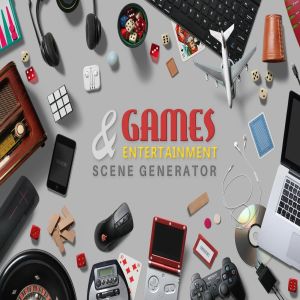 游戏娱乐场景样机模板合集 Games & Entertainment Scene Creator