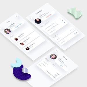 智能家居APP应用用户管理界面模板 Smart Home User Mobile Ui V.3