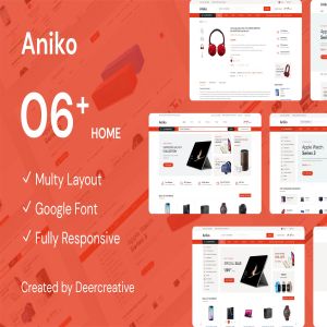 多用途数码电子网上商城设计PSD模板 Aniko | Multipurpose Electronics eCommerce PSD