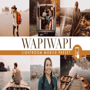 暖色调肖像人像照片调色LR预设 Rich & Moody Lightroom Mobile Preset