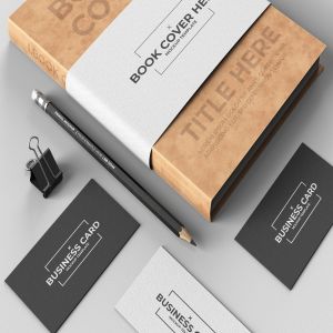 企业品牌设计效果图办公用品样机模板 Corporate Stationery Mock-Up Template