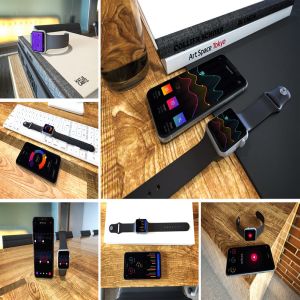 Apple智能手表&iPhone Xs手机样机模板 Apple Watch & iPhone XS