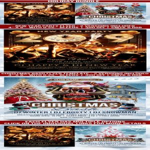 新年&圣诞海报模板合辑 Holiday Bundle [psd]