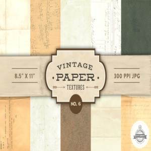 老式手写发票纸张纹理 Vintage Paper Textures – No. 6