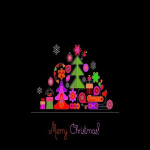 圣诞贺卡矢量设计模板 Christmas Greeting Card