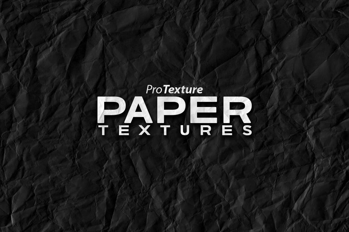 20款逼真皱褶纸张纹理肌理 ProTexture Paper