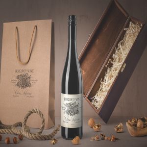 高级葡萄酒瓶及礼品纸袋包装设计样机Vol.4 Wine Bottle Mockups Vol. 4