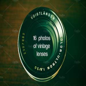 复古单反镜头特写高清照片素材 vintage lenses photo pack