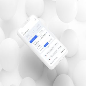 机票预订APP应用航班查询界面设计模板 Search Filght Detail Mobile Ui – L