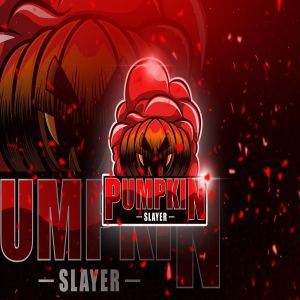 红南瓜电子竞技吉祥物Logo标志设计模板 Pumkin – Mascot & Esport Logo