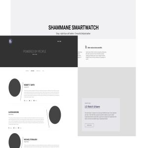 产品详情页设计SKETCH模板 Beza – Single Product Sketch Template