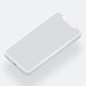 Dribbble 设计师出品：iPhone Xs 矢量样机模板