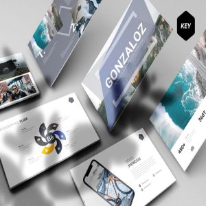 企业团队成员介绍Keynote幻灯片模板 Gonzaloz – Keynote Template