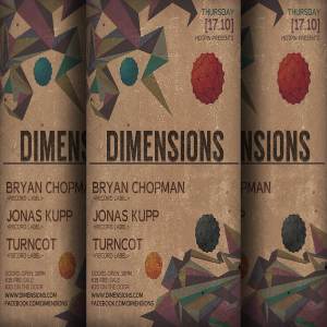 极简主义聚会派对传单模板 Minimal Party Flyer Template