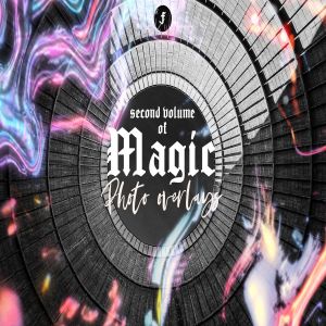 20款梦幻魔法照片效果叠层背景素材Vol.2 Magic Photo Overlays Vol.2