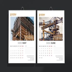 2020年建筑主题台历&挂墙日历表设计模板 Construction Wall & Table Calendar 2020插图6