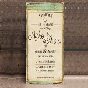 复古旅行婚礼设计模板合集 Vintage Journey Wedding Suite