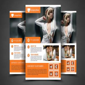 传统企业标准传单海报设计模板 Corporate Business Flyer Print Templ