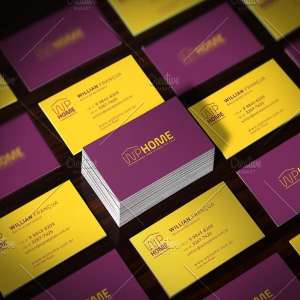 超逼真的高级名片设计样机