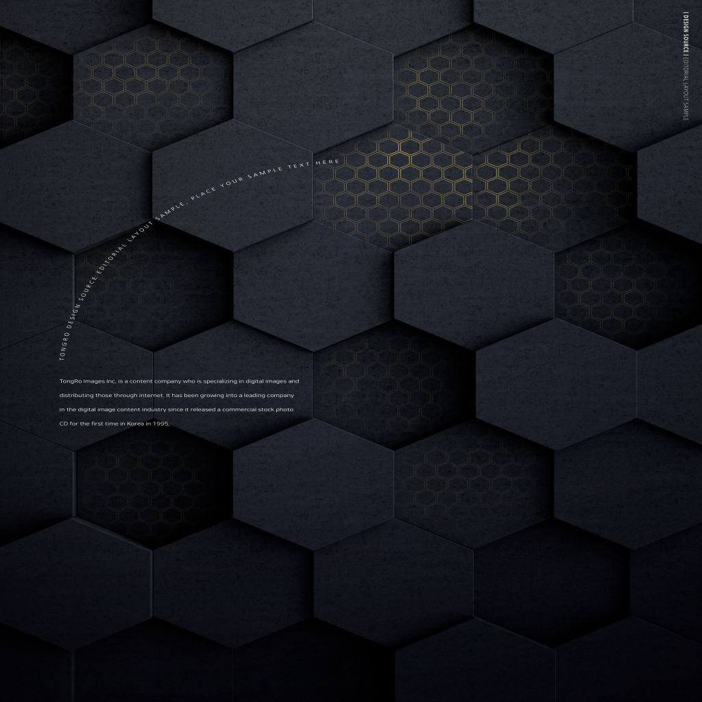 抽象六角形蜂窝状黑色海报背景图片素材 一流设计网