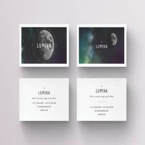 高大上品牌企业名片模板 LUMINA Business Card Template插图4