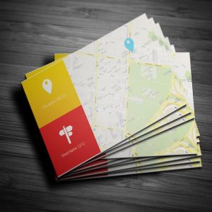 多彩组合格子设计风格企业名片模板 Colors Business Card Design插图4