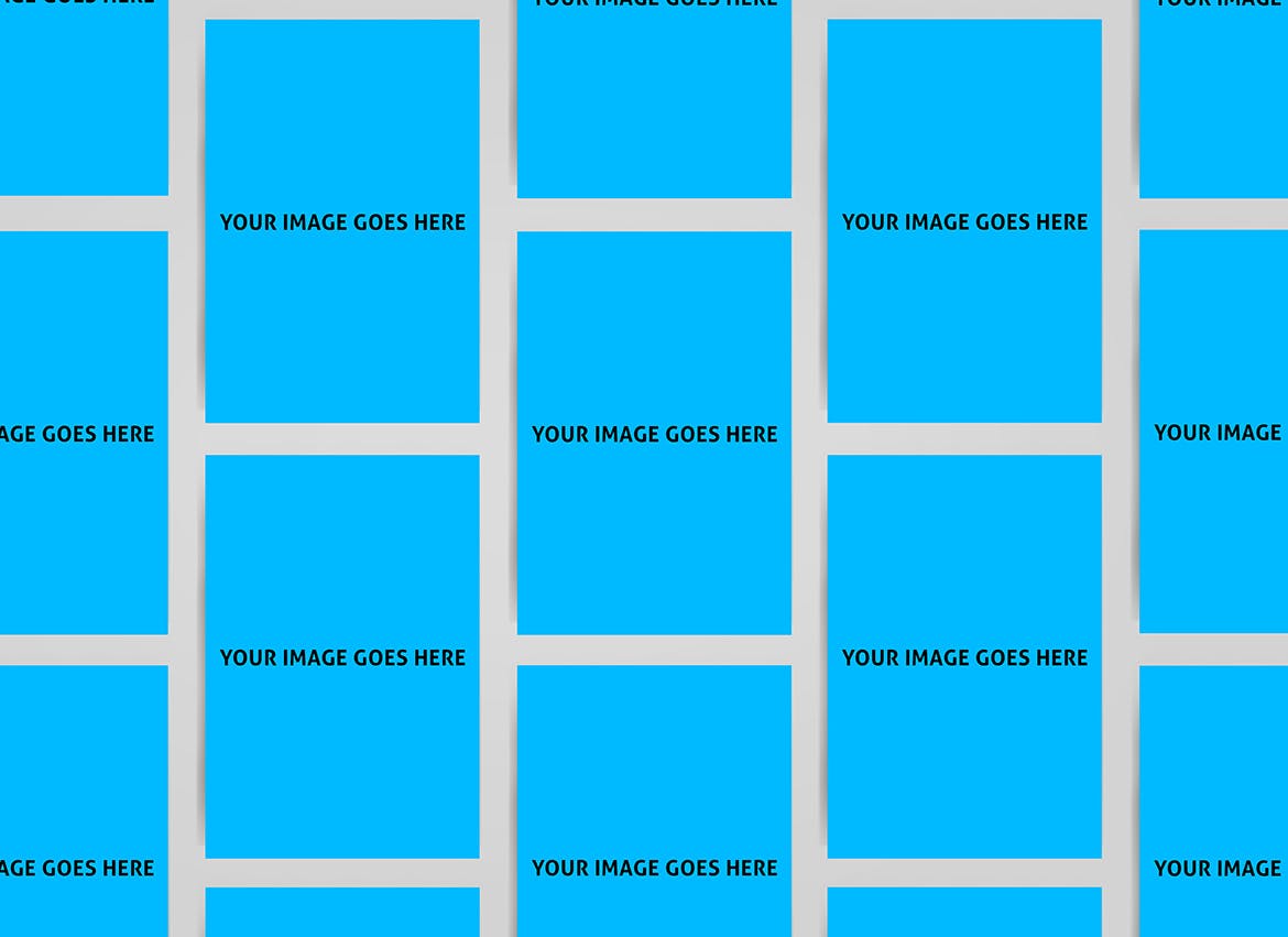 时尚简约多用途的海报宣传单DM样机VI展示模型mockups