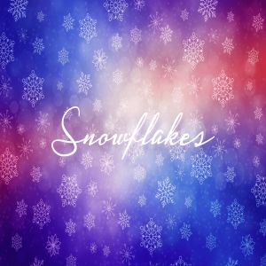 冬季雪花图案高清背景图素材 Winter Snowflakes Backgrounds