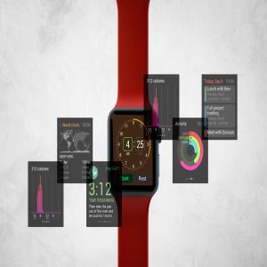 Apple智能手表APP设计展示设备样机V.3 Apple Watch Mockup V.3
