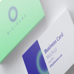 名片设计图效果预览样机模板01 Business Card Mockup 01插图3