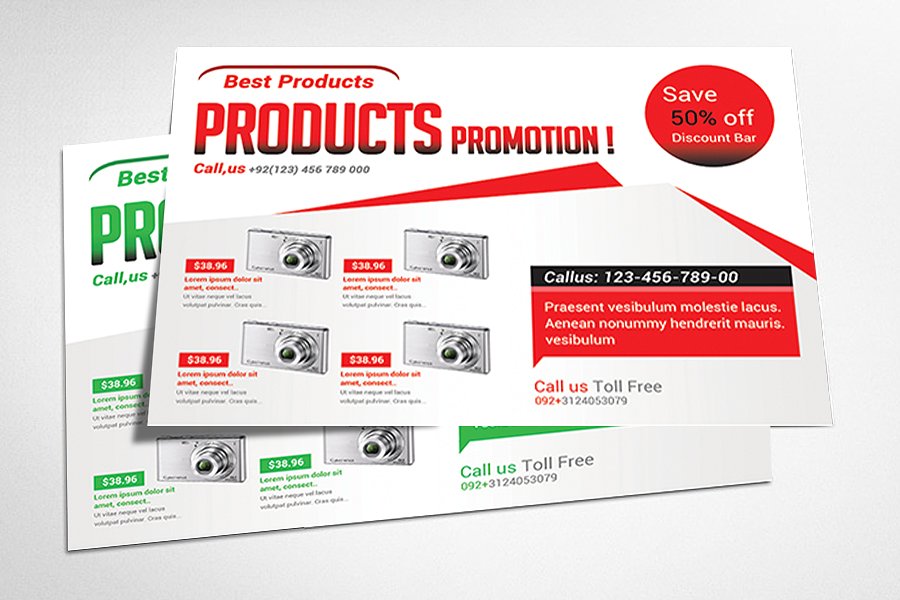经典3C产品促销特卖传单模板 Product Promotion Flyer Templates