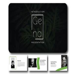 简单实用的绿色主题PPT模版下载[Keynote]