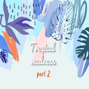 热带雨林的魅力水彩剪贴画 Tropical Madness 2