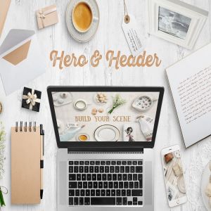 超级巨无霸Banner&Header场景设计套装 Countryside Mockup Creator