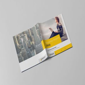 企业年度商业分析报告设计模板 Square Business Report