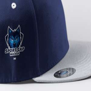 运动帽品牌侧视图设计样机01 Sports Cap Side View Mockup 01