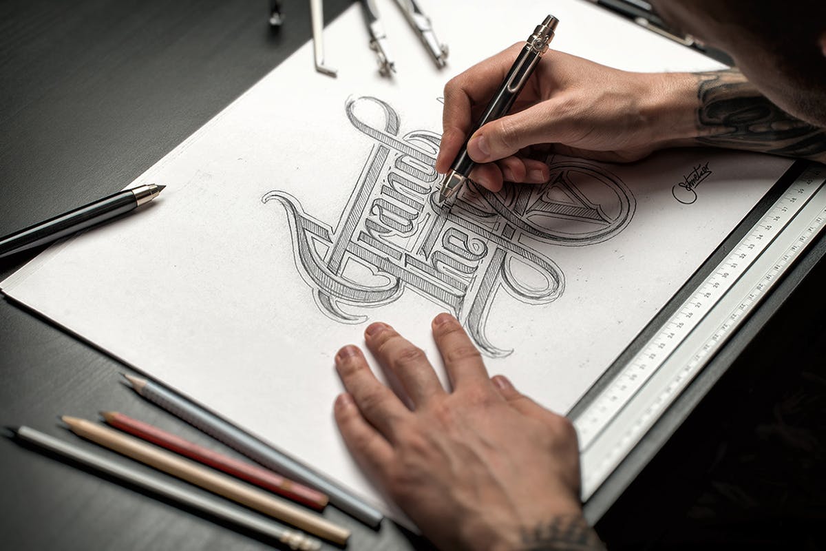 素描手绘作品展示样机模板 Sketch / Hand Drawn Mockup Set