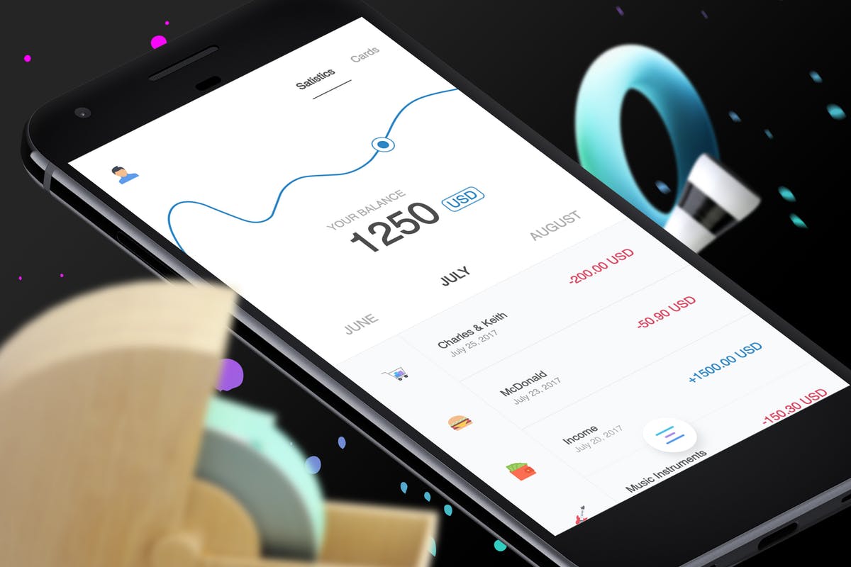 电子银行金融类手机APP UI套件 – TR Banking App Mobile Ui – TR