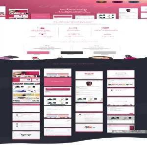 一流设计素材网下午茶：美容护肤品美妆电商相关的APP UI KIT套装[Sketch,XD,PSD,Fig]