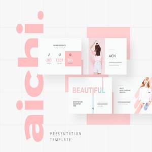 专业极简的PPT模板下载 AICHI Powerpoint Template [pptx]