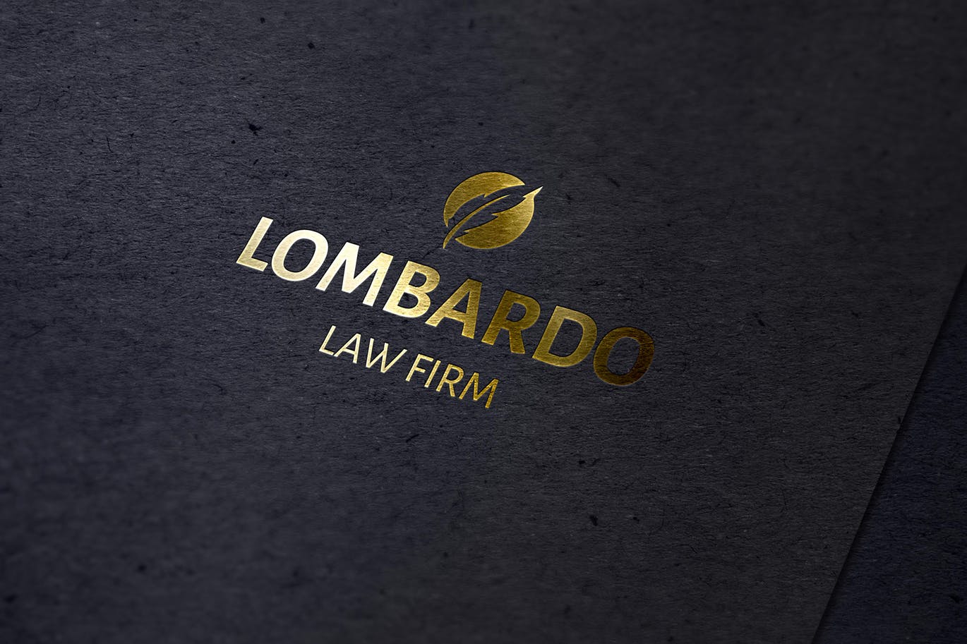 Logo品牌商标烫金印刷效果图样机 Gold Foil Mockup