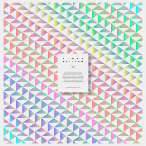 几何形状炫彩抽象图案psd素材