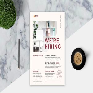 企业招聘海报传单设计模板 Recruitment Flyer