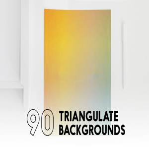 90款三角图形渐变色背景 90 Triangulate Backgrounds