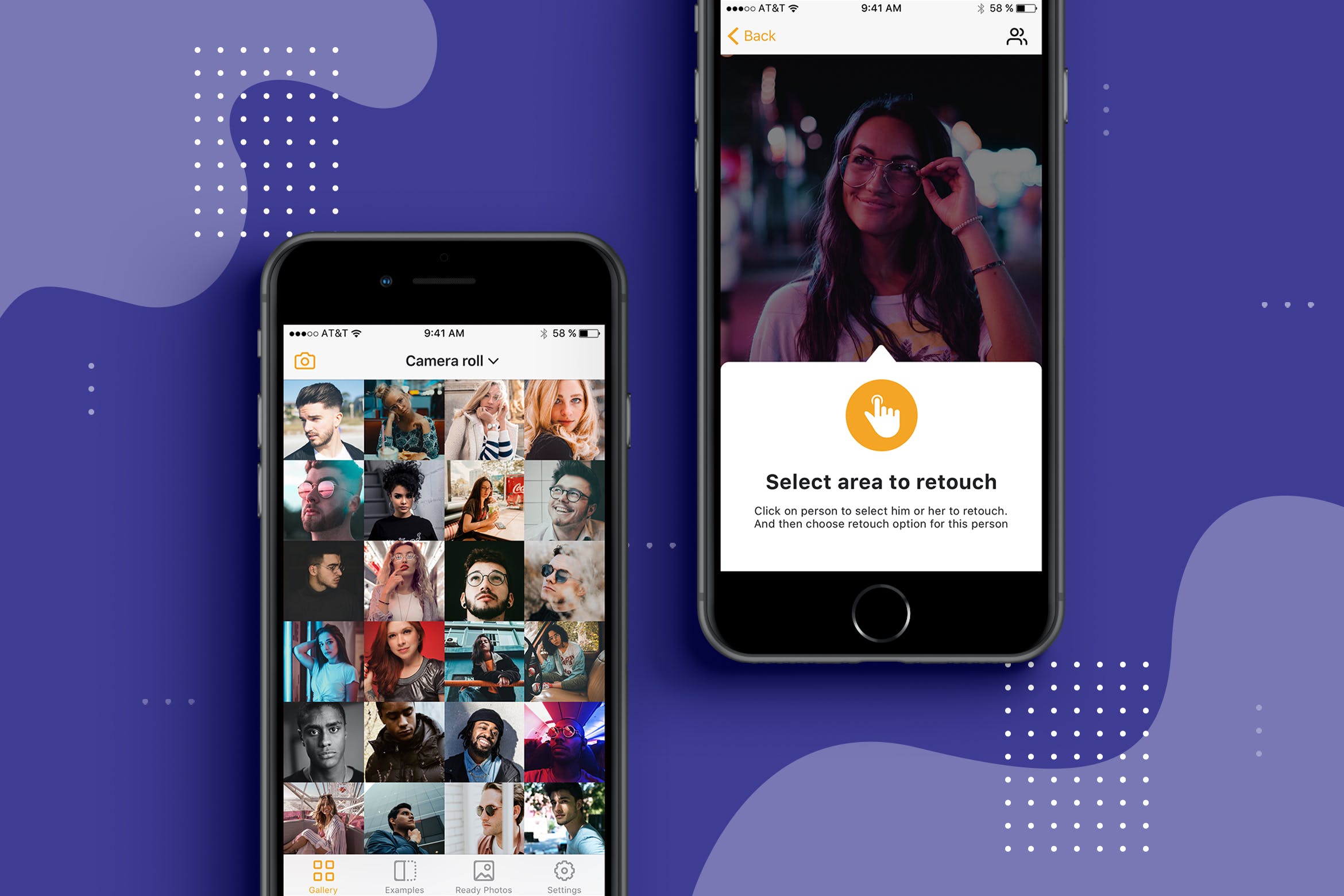 手机相册管理APP应用UI设计套件v1 Stock Photo App UI Kits