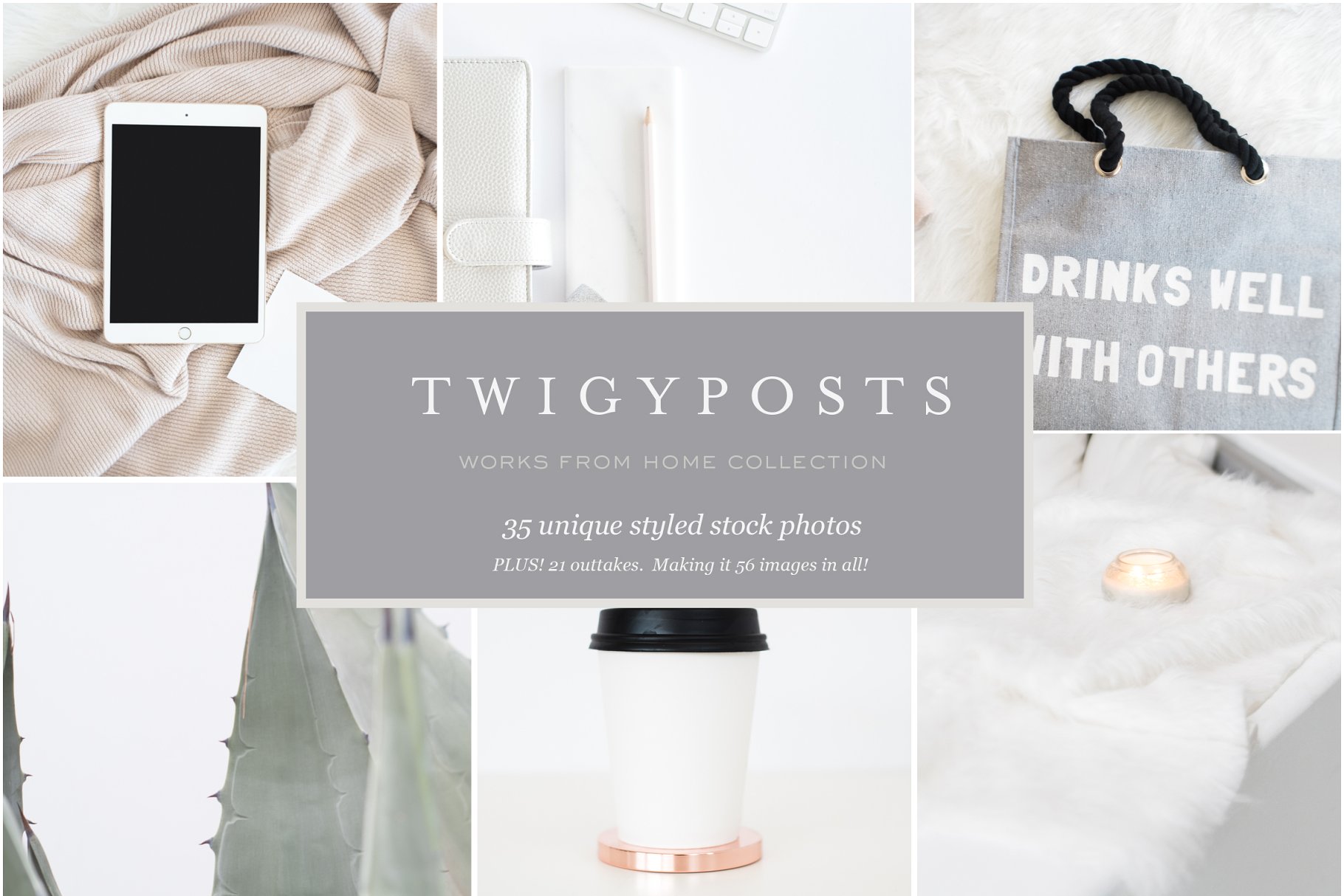 SOHO在家办公场景样机 Stock Photos | Works from Home